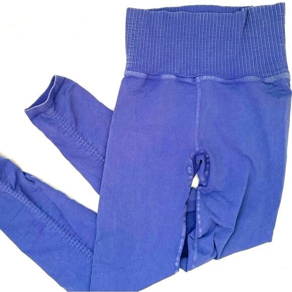 Free People Movement Vintage Blue Good Karma SPF 30 Leggings Size XXS - Picture 4 of 8
